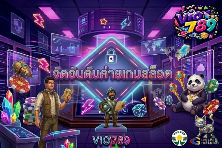 จัดอันดับค่ายเกมสล็อต VIO789