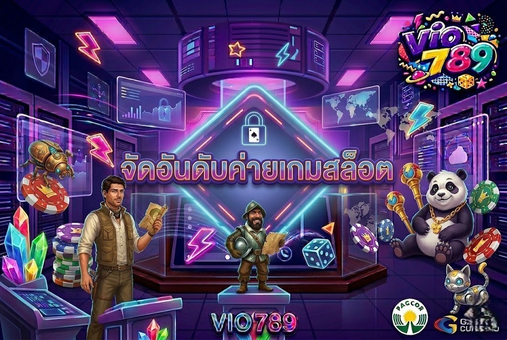 จัดอันดับค่ายเกมสล็อต VIO789